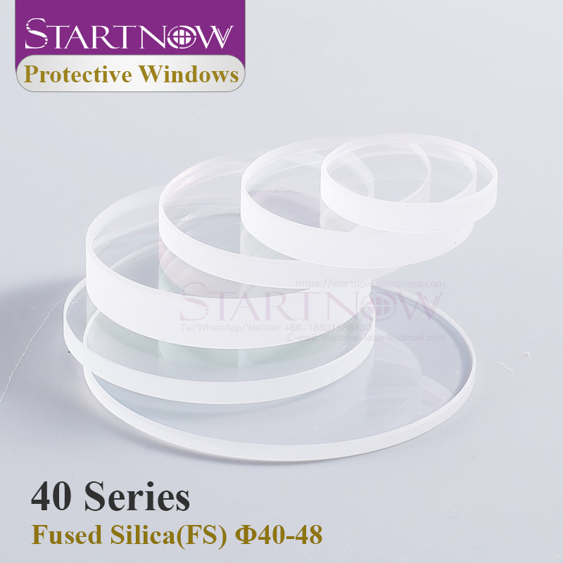 Industrial Fiber Laser - Startnow 1064nm ไฟเบอร์ Han เลเซอร์ป้องกันเลนส์ 42x4