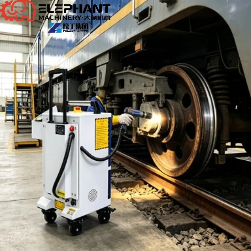 Industrial Laser Removal Machine - เครื่องทำความสะอาดไฟเบอร์เลเซอร์แบบมือถือสำหรับงานอุตสาหกรรม 1000W จากโรงงานโดยตรง กำจัดสนิมและสีบนโลหะ พร้อมการรับประกัน 2
