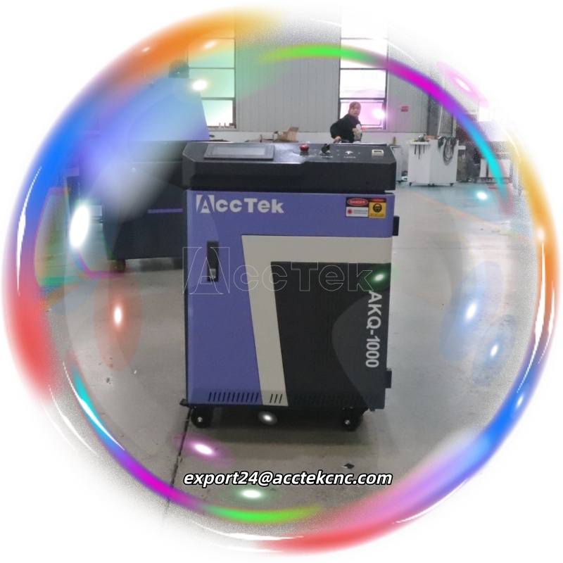 Industrial Laser Removal Machine - เครื่องทำความสะอาดด้วยเลเซอร์พัลส์กำลังสูง 1000 วัตต์ เครื่องทำความสะอาดด้วยเลเซอร์แบบมือถือสำหรับงานอุตสาหกรรม เครื่องพกพาสำหรับกำจัดสนิม สี