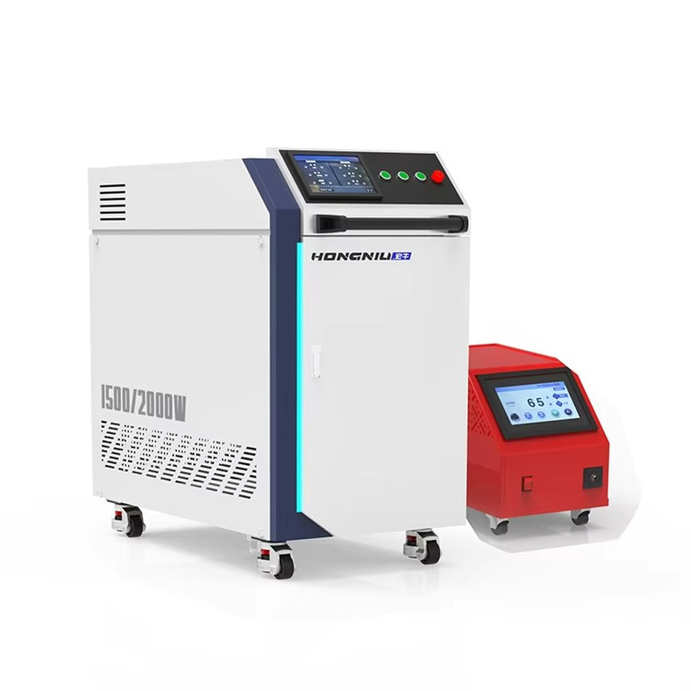 Industrial Laser Removal Machine - เครื่องทำความสะอาดด้วยเลเซอร์แบบพกพา HN Laser 3000W 4-in-1 สำหรับงานเชื่อม,