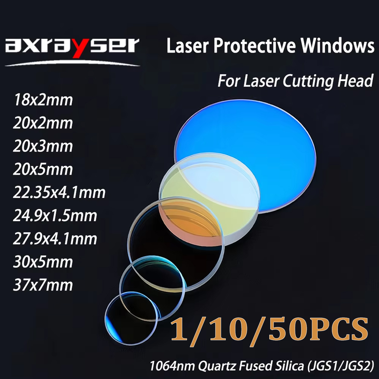 เลนส์ป้องกันแสงไฟเบอร์เลเซอร์  - Industrial Fiber Laser บทวิจารณ์และราคา
