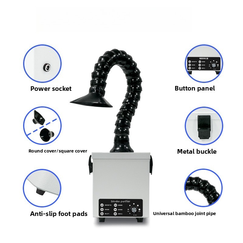 เครื่องดูดควันบัดกรีแบบตั้งโต๊ - Fume Extractor Laser บทวิจารณ์และราคา